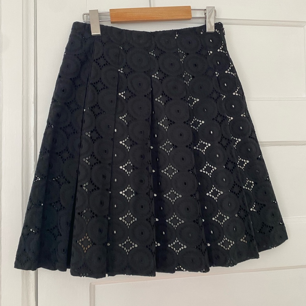 Banana Republic lace eyelet cotton skirt